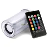 Bulb LED Smart Bluetooth Audio Speaker E27 B22 E26 Flame RGB Light Music Bulb con 24 keys Remote