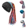 Winter Hat Wireless Bluetooth 42 SMART CAP HEADPHEPHERSET Högtalare MIC Women Warm Dirty Braid Hat With Long Hair Christmas6732078