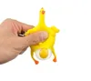 Yeni Komik Spoof Tricky Gadgets Yeşil Dinozor Fasulye Oyuncak Tavuk Yumurta Yumurta Tavuk Kalabalık Stres Topu Anahtarlık Anahtarlık Rölyef Hediye