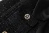 Europese en Amerikaanse dames039S dragen 2020 Winter Nieuwe stijl Lange mouwen boogjack met franjes rok met franjes Modieuze Tweed Suit 5737013