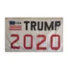 Blanc 3x5ft Trump Flags USA 2020 Drapeau, National 100% Polyester Impression Simple Face 100D, Livraison Gratuite