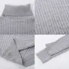 2020 High Quality Warm Turtleneck Sweater Men Fashion Solid Knitted Mens Sweaters Casual Slim Pullover Male Double Collar Tops