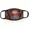 Impressão Funny Face Beard Máscara Unisex Dustproof mascarar lavável exterior preto engraçado Máscaras máscara Designer T2I51396