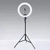 Photography LED Selfie Ring Lights 10 inch 26cm Lamp Camera Phone Ring Night Flash With 160CM Stand Tripod Monopods for Makeup Video Live