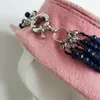 Zes lagen 3 * 4mm Sapphires Rubies Smaragden Natuursteen Ketting Handgemaakte Cut Small Bead Mode-sieraden Beste Gift voor Party