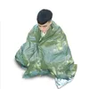 Sleeping Bags 300pcs/lot 2.1x1.3m Waterproof outdoor Emergency Survival Blanket Foil Thermal First Aid Rescue Blanket orange