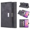 Para Samsung NOTE20 ULTRA S9Plus S8 S7Edge S6 rachadura padrão couro bolsa bolso caso protetor de telefone Carteira Magnetic