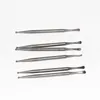 smoking High quality Wax dabber tools atomizer silver color 105mm 120mm dab jar tool titanium nail for dry herb vaporizer silicone mat