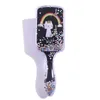 Cartoon Rainbow Animal Anti-static Hair Brush Sequins Massage Comb Shower Wet Detangle Hair Brush Salon Hair Styling Tool