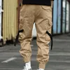 Calças masculinas verão novo estilo moda macacão casual joggers cor pura calças confortáveis calças de carga dos homens pantalones hombre287j