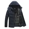 Nya Parka Män Coats 2020 Vinter Jacka Män Tjocken Hooded Vattentät Outwear Warm Coat Casual Mäns Overcoat Jaqueta Masculina