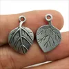 100st löv Antika Silver Charms Pendants DIY Smycken Resultat för smycken gör armband Halsband Örhängen 22 * ​​15mm