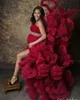 Novo vestido de maternidade para foto grávida mulheres sexy strapless estandared ruffles nighvas vestido de sereia vestido gravidez vestido de bebê chá desgaste