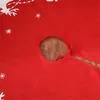 39,4"/100cm Weihnachtsbaum-Rock-Matte Feiertags-Party-Dekoration Neujahr bedruckter Elch-Teppich Weihnachten weiße Hirsch-Schürzen-Abdeckung JK2008XB
