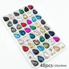 Mixed Colors Teardrop Glass Crystal Drop Rhinestone Loose Beads 7x10mm 10x14mm 13x18mm 18x25mm