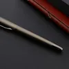 2020 luxury High quality metal Rollerball Pen wave Brushed Gun gray BLACK INK signature Office school supplies INK PEN