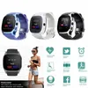 T8 Bluetooth Smart Watch with Camera Phone Mate Sim Card Podomètre Life étanche pour Android iOS Smartwatch Android Smartwatch1193775