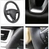 Artificial couro de direcção do carro trança de rodas para Gol Tiguan Passat B7 Passat CC Touran / Custom fez cover Steering