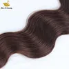# 4 cor marrom escuro extensões de cabelo onda ondulada ondulada humanhair flat dica italiana keratinip 12-30inch
