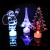 Decoração de Natal Decoração Para Casa Moda enfeites coloridos Night Light LED decorativa da árvore de Natal Decoração KY98