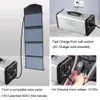 UPP 750W 휴대용 발전소 610WH 태양 광 발전기 백업 공급 AC / DC / USB / 유형 -C 다중 출력 UPS 비상 배터리