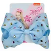 Sequins JOJO Siwa Saç Klipler 2020 Kız 8inch Bow Tokalarım Kalp Şerit Bow Tokalar jojo siwa Çocuklar Klip