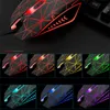 Keyboard Mouse Combos Backlit Gaming Keyboards Mice Pad and Earphone Kit 4pcs Professional Optical Gamers Breathing Sets for Deskt3688943