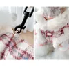 Ropa de invierno para perros, ropa cálida para cachorros, ropa de moda para mascotas con hebilla para perros, abrigo, chaqueta, Chihuahua suave