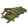Tactical AK Chest Rig Magazine Pouches Vest Utility Pouches Gilet regolabili per allenamento, caccia, attrezzature