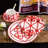 EEN Europese Decor Moderne Keramiek Westerse Voedsel Borden Bone Porselein Steak Ornamenten Servies Decoraties Kopjes Dessert Tray270c