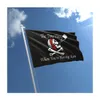 Time Flies Pirat Flagga, Nya produkter Ankomst, Dubbelstickad Alla länder Reklam, Utomhus Inomhusanvändning, Drop Shipping