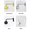 Topoch Swing Arm Wall Sconces 램프 하드 와이어 AC100-240V 거실 침실 스위치를위한 산업 스포트라이트 오프 따뜻한 흰색 3000k