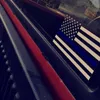 DHL Thin Blue black Line USA Flag Decal Sticker for Cars Trucks Computer 6.5*11.5CM US Flag Car Decal Window Sticker Car-Styling