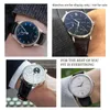 20mm 22mm lederen koeienhuid horlogeband vervanging voor IWC Portugieser Porotfino familie PILOT'S horloges zwart blauw bruin band 249v