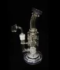 2024 purple Klein straight fab egg glass bong matrix perc 14mm Joint smoking water pipe glass bong recycler oil rigs dab rig glass pipes
