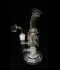 2024 lila Klein Straight Fab Egg Glasbong Matrix Perc 14 mm Joint Rauchen Wasserpfeife Glasbong Recycler Bohrinseln Dab Rig Glasrohre