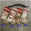 Christmas Socks Santa Claus Snowman Reindeer Children Gift Bags Fireplace Ornaments for Xmas Decorations