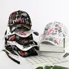 8styles Graffiti Baseball Cap Longue queue hip-hop chapeau mode en plein air Graffiti casquettes Snapback Hip Hop Party Chapeaux GGA3664