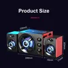 2020 LED Computer Combination Speakers AUX USB Wired Wireless Bluetooth Audio System Home Theater Surround SoundBar for PC TV