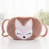 18style dessin animé masque enfants adultes masques de bouche en peluche ours chat motif animal masque respiratoire épais et chaud hiver bouche moufle GGA3659-8