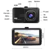 Car DVR Dual Camera 3.0 Inch HD 1080P With Rear Rearview Cameras Night Vision Video Recorder