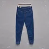 Mode mager jeans män rak smala elastiska jeans herrar casual cyklist manlig stretch denim byxor klassiska pants291s