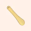 Gold Face Cream Metal Facial Mask Spoon Mini Skin Care Beauty Cosmetic Spatula Spoon Eye Face Cream Mixing Spatula Scoop Stick2919698