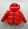 Moda 2020 marca Capispalla per bambini Ragazzo Ragazza Inverno caldo Felpa con cappuccio spesso reticolo Cappotto Cappotto in cotone per bambini Piumino Giacche per bambini 7383200