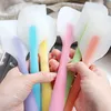 Bake Gadget Silicone Kitchen Accessories Sempless Spatula Butter Cream Scraper Brush Baking Maker 6Colors LX33296369482