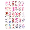 30 peças adesivos de tatuagem de transferência de água flor rosa borboleta mulheres braço corporal manga falsa arte temporária decorações8847155
