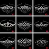 Crystal Love Heart Tiara Crown Trendy Słodka opaska na głowę Księżniczka Dziewczęta Ślubne HEALPIES AKCESORIA Kobiety Wedding Jewelry9350340