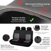 9 Sztuk / zestaw Haft Car Seat Okładki Zestaw Universal Fit Większość samochodów Pokrywy z Track Track Stylizacji Auto Dekoracji Wnętrza Siedzenia Protector