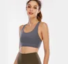 sports bra lu yoga bra women underwears match for yoga leggings cross back shockproof vest gym clothes women running fitness tights