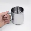 Çocuklar Kupa Kahve Tumbler 400 ML 300 ML 18/8 Paslanmaz Çelik Bira Kamp Çay Bardağı 2 Duvarlar Hiçbir Vakum Taşınabilir Su Yalıtımlı Cam Drinkware